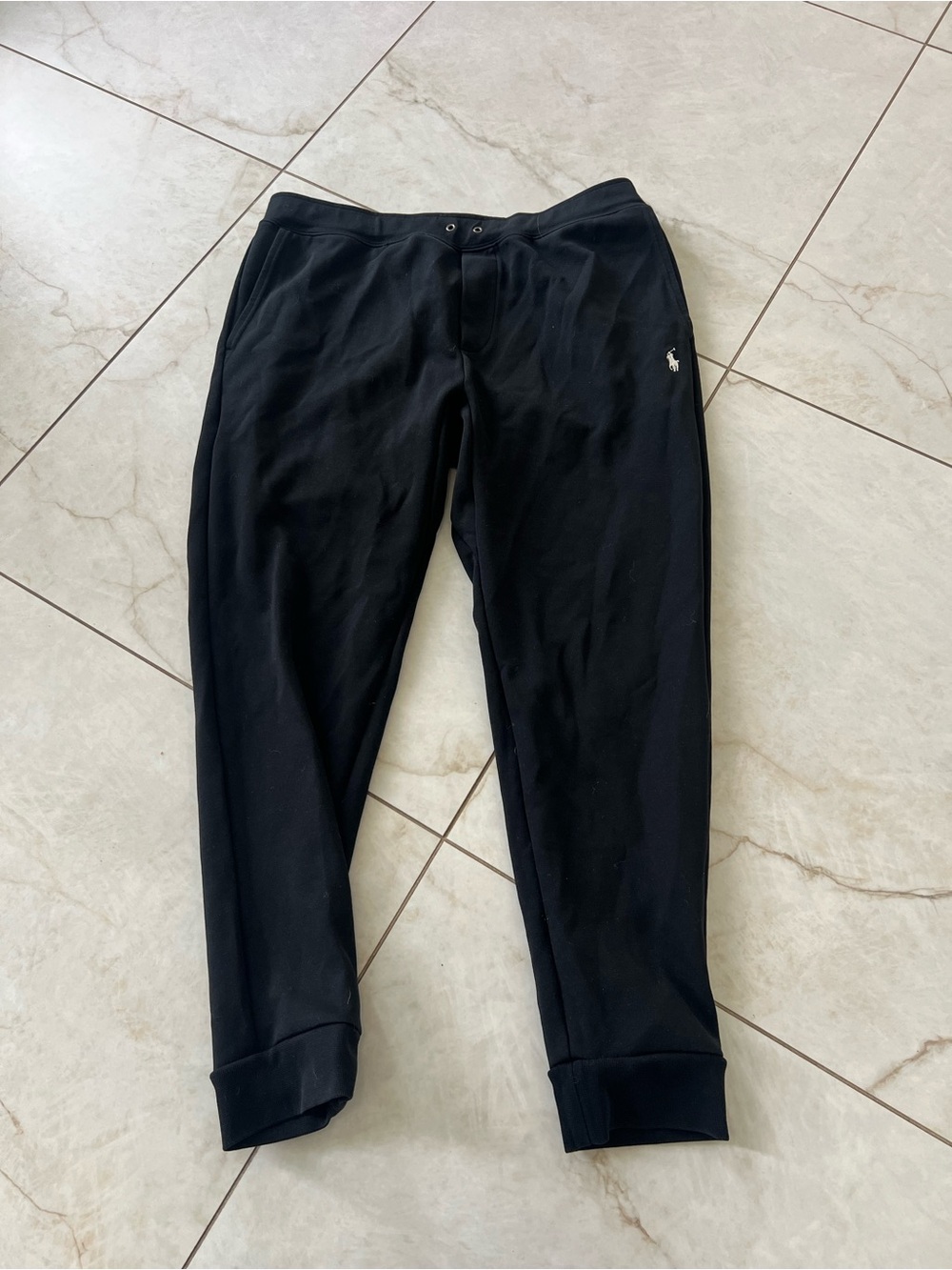 Polo Ralph Lauren Black Jogger Sweatpants Size XL